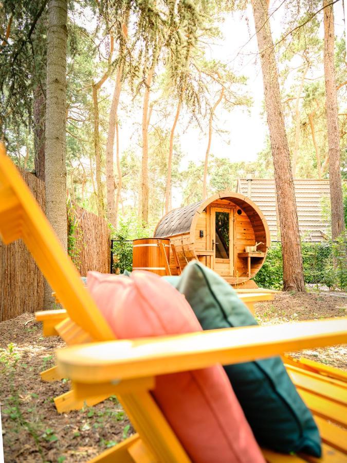 Boshuisje Pinus Sonnevijver Residences Lanaken Buitenkant foto