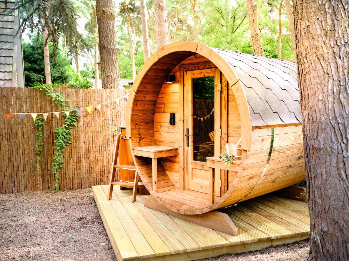 Boshuisje Pinus Sonnevijver Residences Lanaken Buitenkant foto